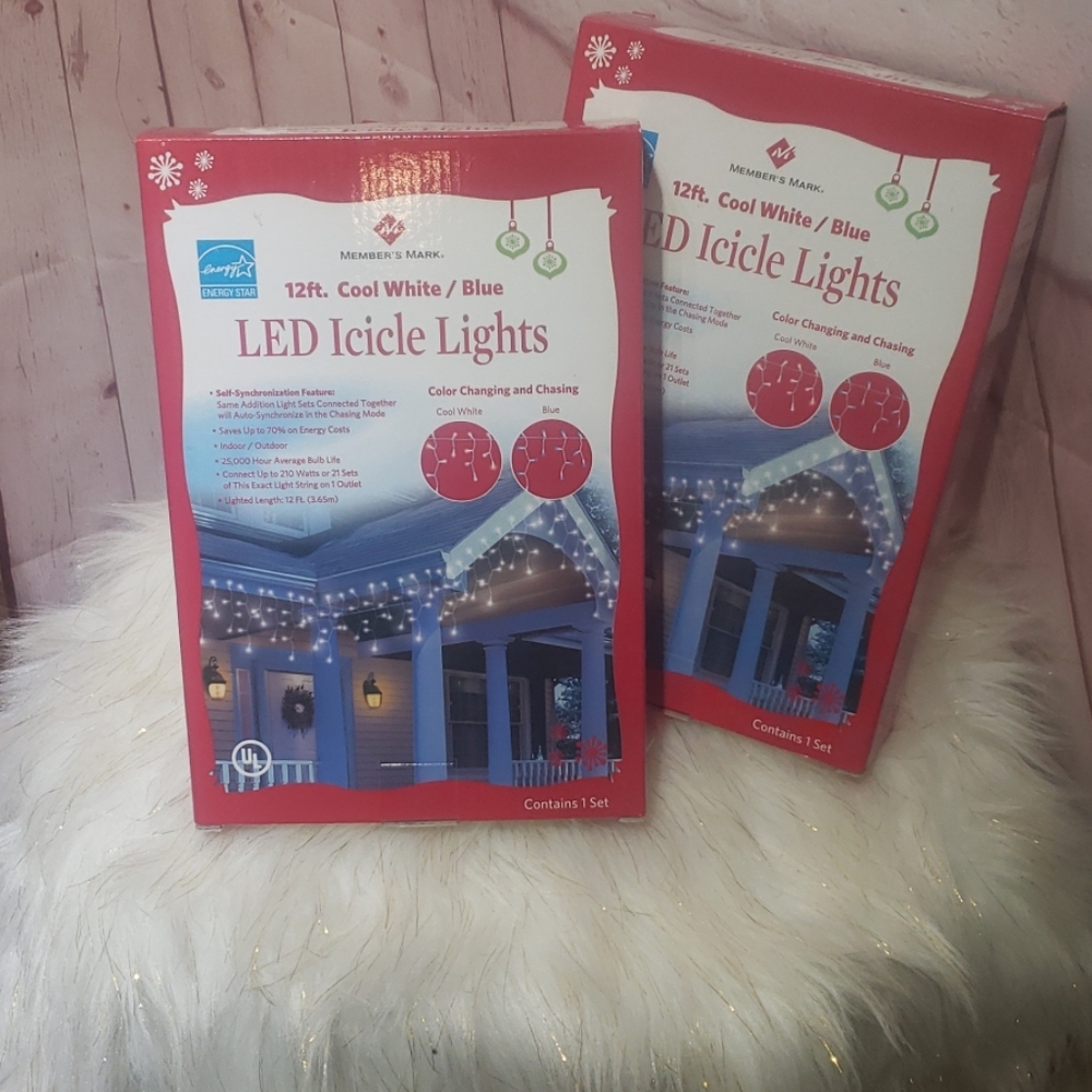Member's mark Christmas icicle lights